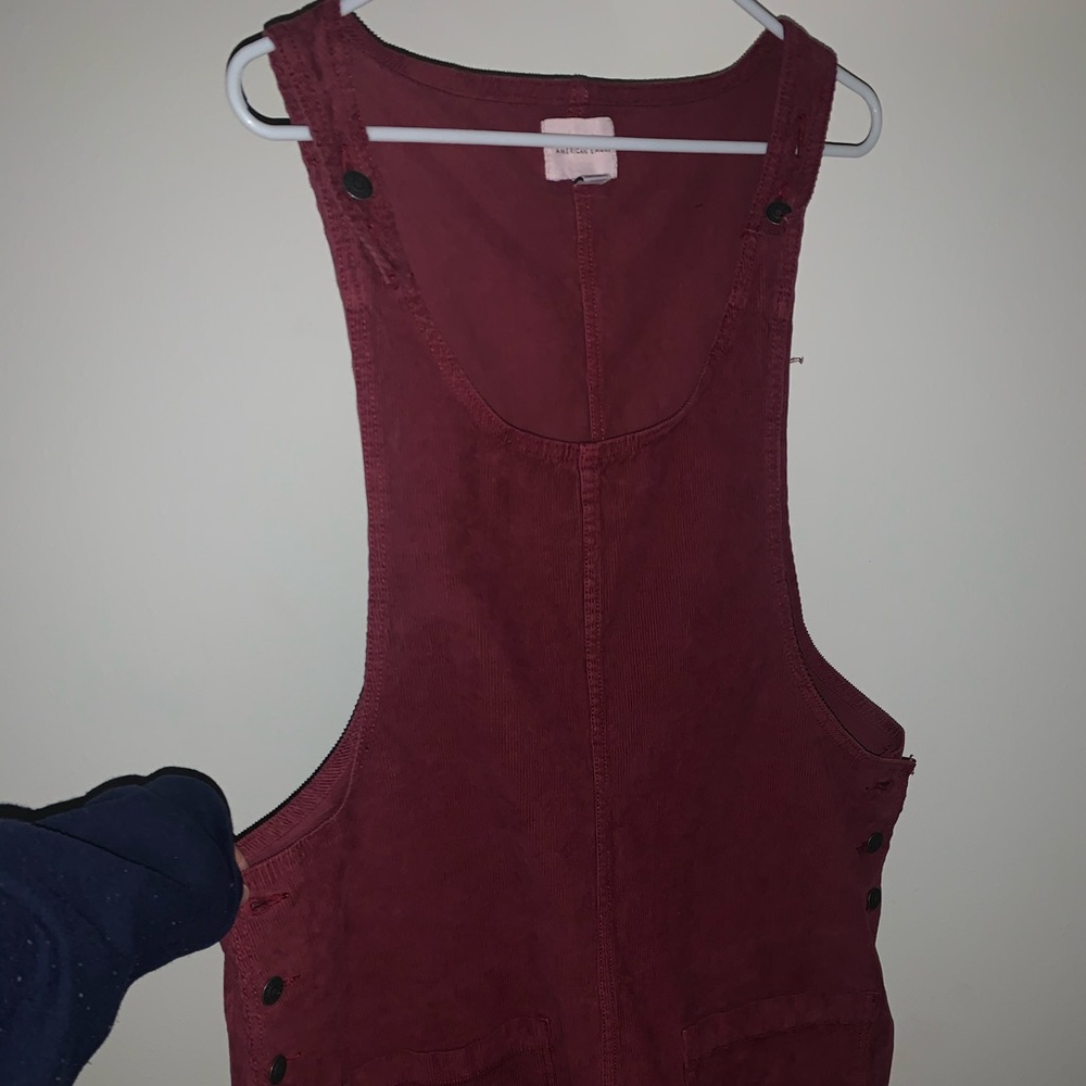 American Eagle Corduroy Overall Dress